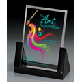 Medium Rectangular Glass Award